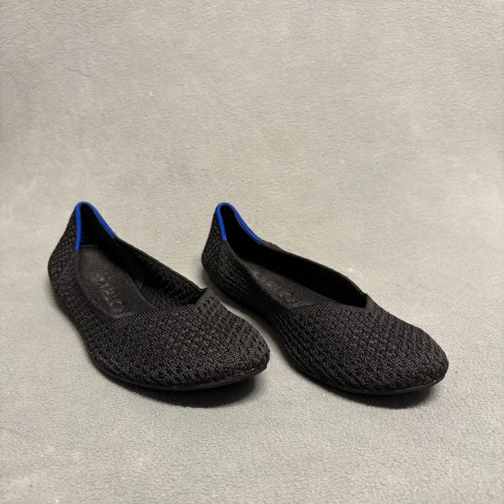 Rothy's The Flat in Black Size 10 Slip-On - Picture 2 of 13